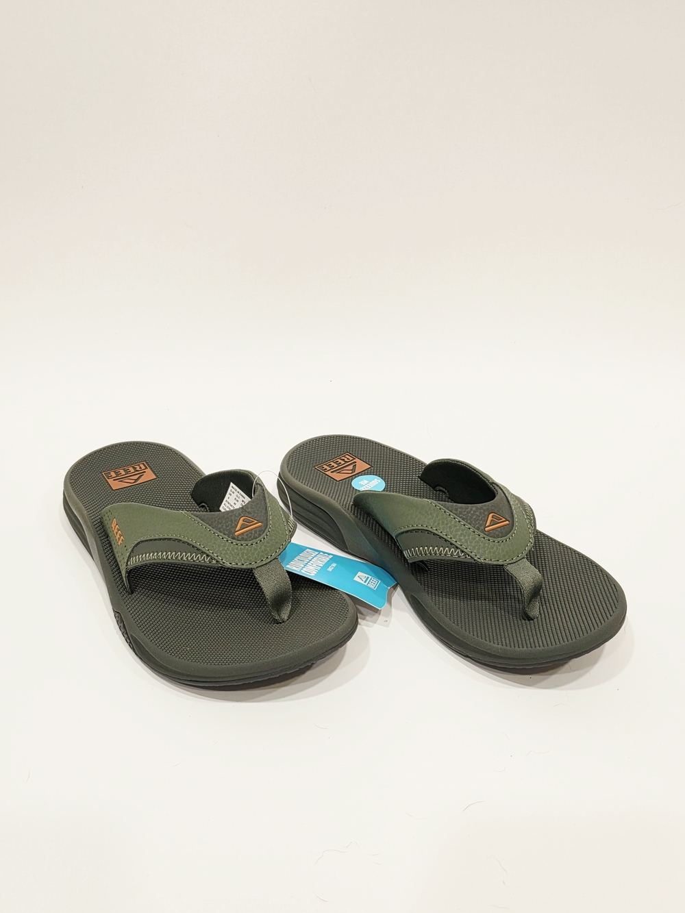 Reef Men's Cushion Comfort Olive Green Flip Flop Sandals